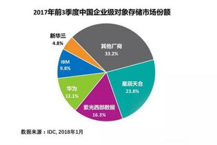 紫光西部数据跃居2017中国对象存储市场第二